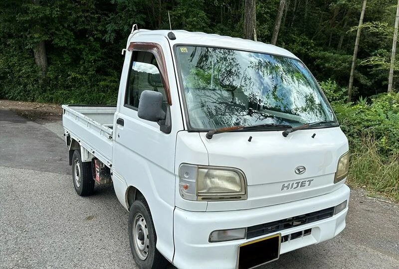 福山市神辺町で買取した平成11年式 ダイハツ ハイゼットトラック スペシャル エアコンレス車