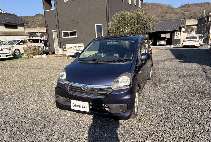福山市神辺町で6万円買取したダイハツ ミライース X SA 平成25年式 走行12.6万km