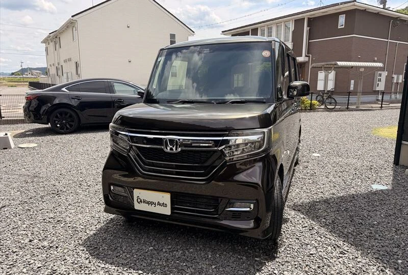 福山市加茂町で48万円で買取した平成29年式 ホンダ N-BOX G・EXホンダセンシング
