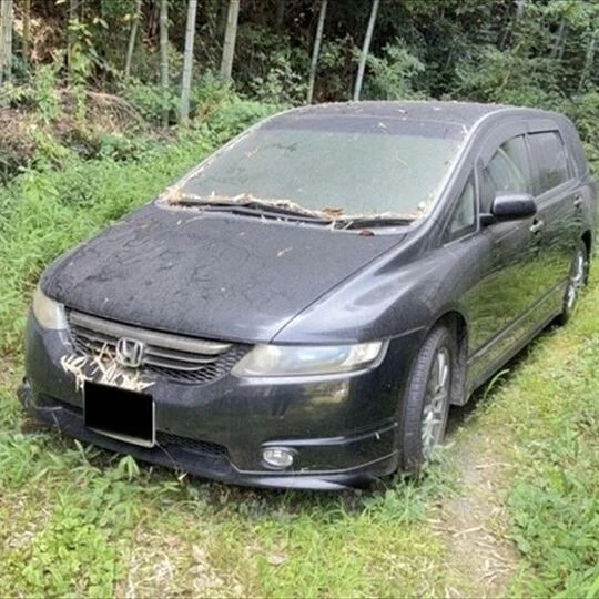福山市赤坂町K様より相続した平成16年式ホンダ オデッセイ アブソルートを9万円で買取