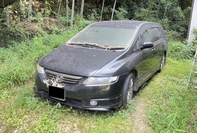 福山市赤坂町K様より相続した平成16年式ホンダ オデッセイ アブソルートを9万円で買取
