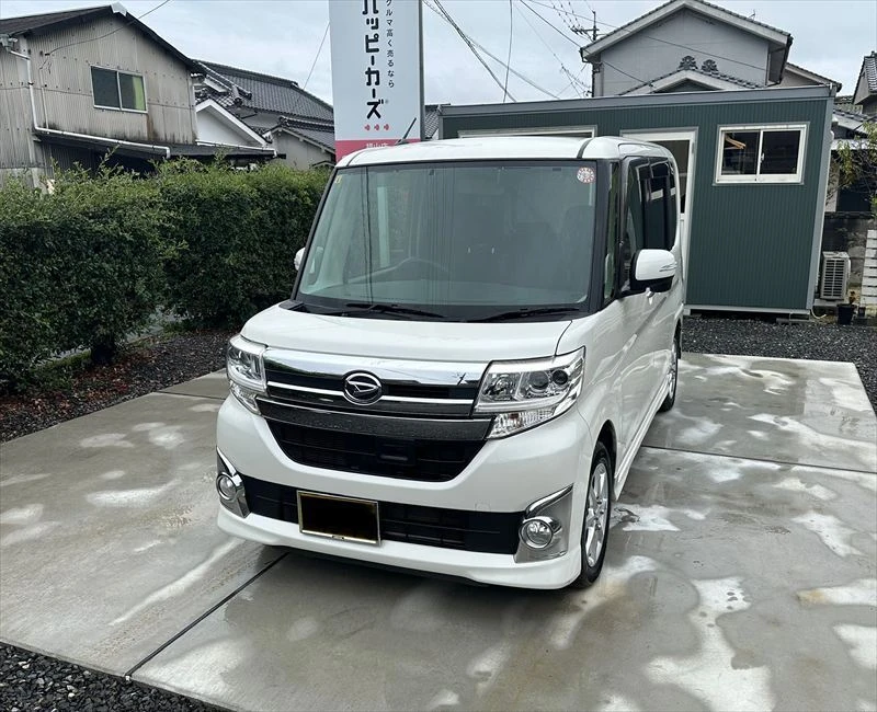 笠岡市入田S様より42万円で買取した平成26年式ダイハツ タントカスタムX SA