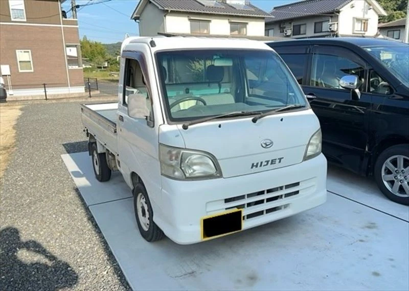 笠岡市笠岡のI様より5万円で買取した平成18年式ダイハツ ハイゼットトラック・修復歴あり