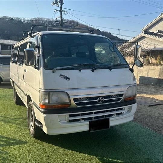 福山市神辺町Y様より67万円で買取した平成13年式トヨタ ハイエースバン DX GLパッケージ