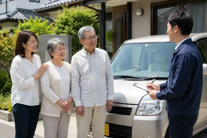 井原市で免許返納に伴う車の売却・出張査定に対応