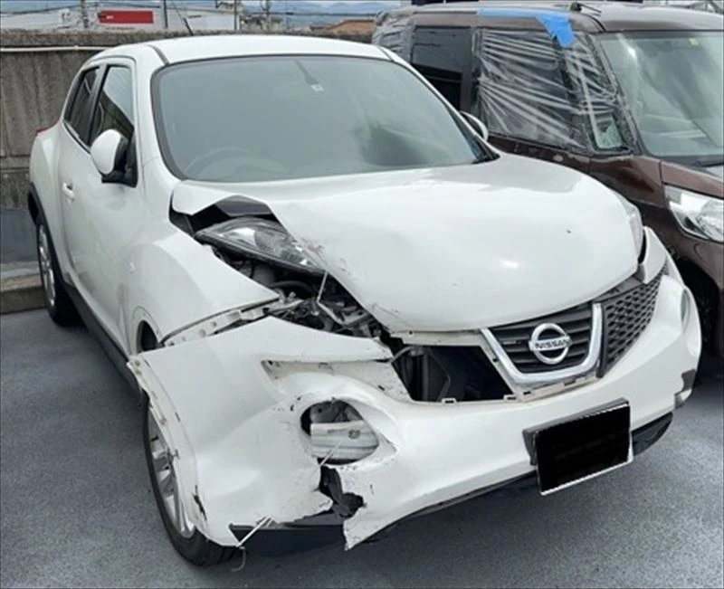笠岡市の事故車・修復歴車買取に対応する日産ジューク
