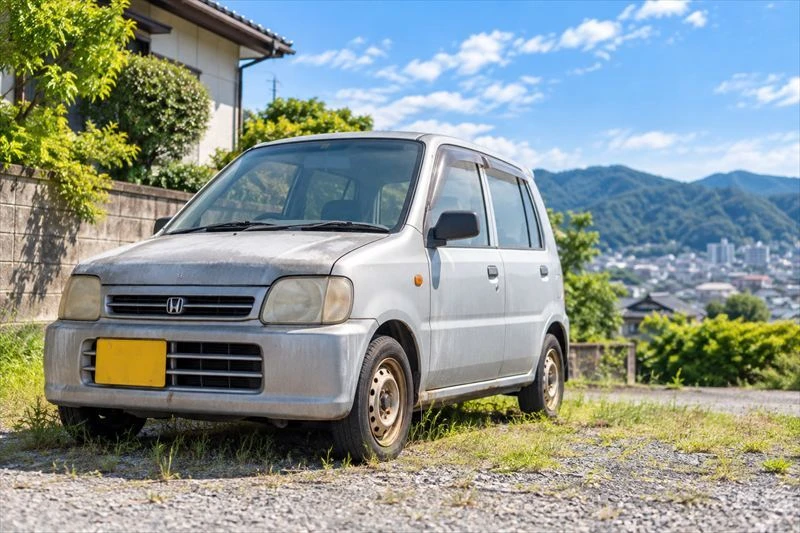 福山市で買取対象となる古い軽自動車のイメージ